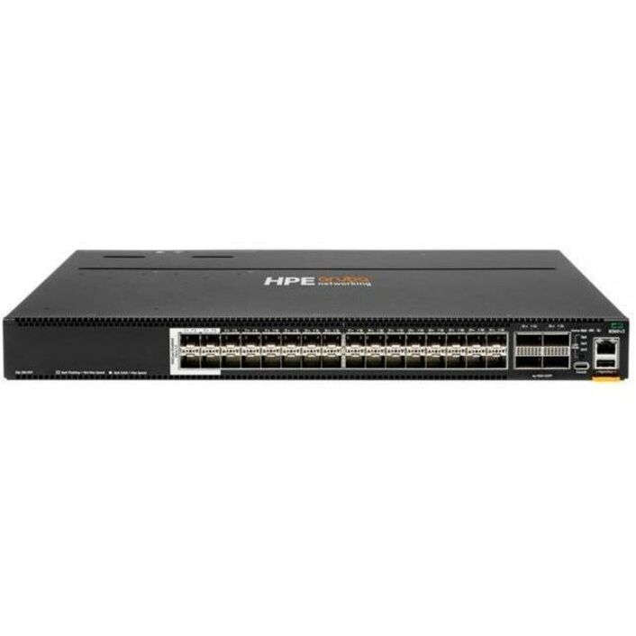 Aruba CX 8360-32Y4C v2 Ethernet Switch - Manageable - 25 Gigabit Ethernet, 100 Gigabit Ethernet - 25GBase-X, 100GBase-X - 3 Layer Supported - Modular - 425 W Power Consumption - Optical Fiber - 1U - Rack-mountable, Cabinet Mount, Surface Mount - Lifetime Limited Warranty - TAA Compliant