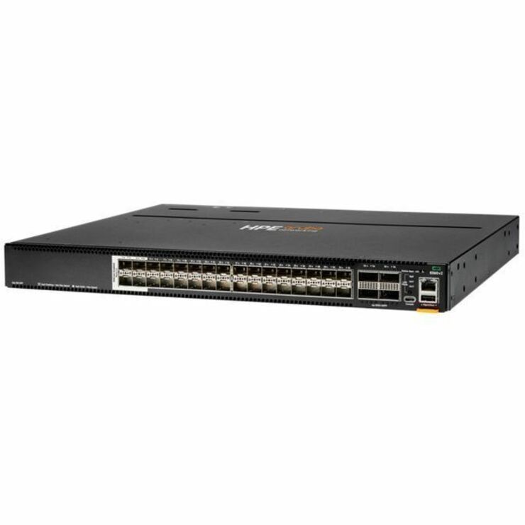 Aruba CX 8360-32Y4C v2 Ethernet Switch - Manageable - 25 Gigabit Ethernet, 100 Gigabit Ethernet - 25GBase-X, 100GBase-X - 3 Layer Supported - Modular - 425 W Power Consumption - Optical Fiber - 1U - Rack-mountable, Cabinet Mount, Surface Mount - Lifetime Limited Warranty - TAA Compliant