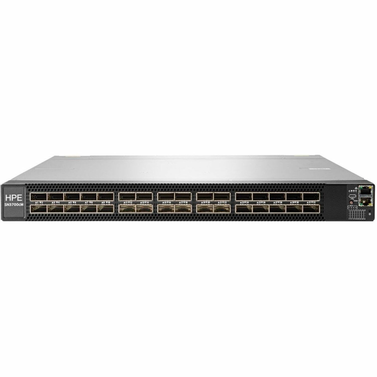 HPE SN3700M Layer 3 Switch - Manageable - 100 Gigabit Ethernet - 100GBase-X - 3 Layer Supported - Optical Fiber - 1U - Rack-mountable - 3 Year Limited Warranty