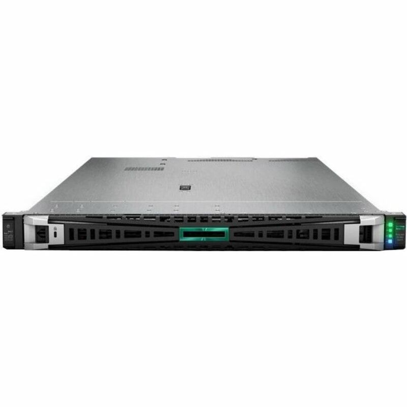 HPE SMART CHOICE ProLiant DL360 Gen11 1U Rack Server - 1 x Intel Xeon Gold 6526Y 2.8 GHz - 128 GB RAM - Intel C741 Chip - 2 Processor Support - 8 TB RAM Support - DDR5 SDRAM Up to 16 MB Graphic Card - Gigabit Ethernet - 9 x Total Bay(s) - 8 x SFF Bay(s) - Hot Swappable Bays - 2 x 1000 W - Redundant Power Supply