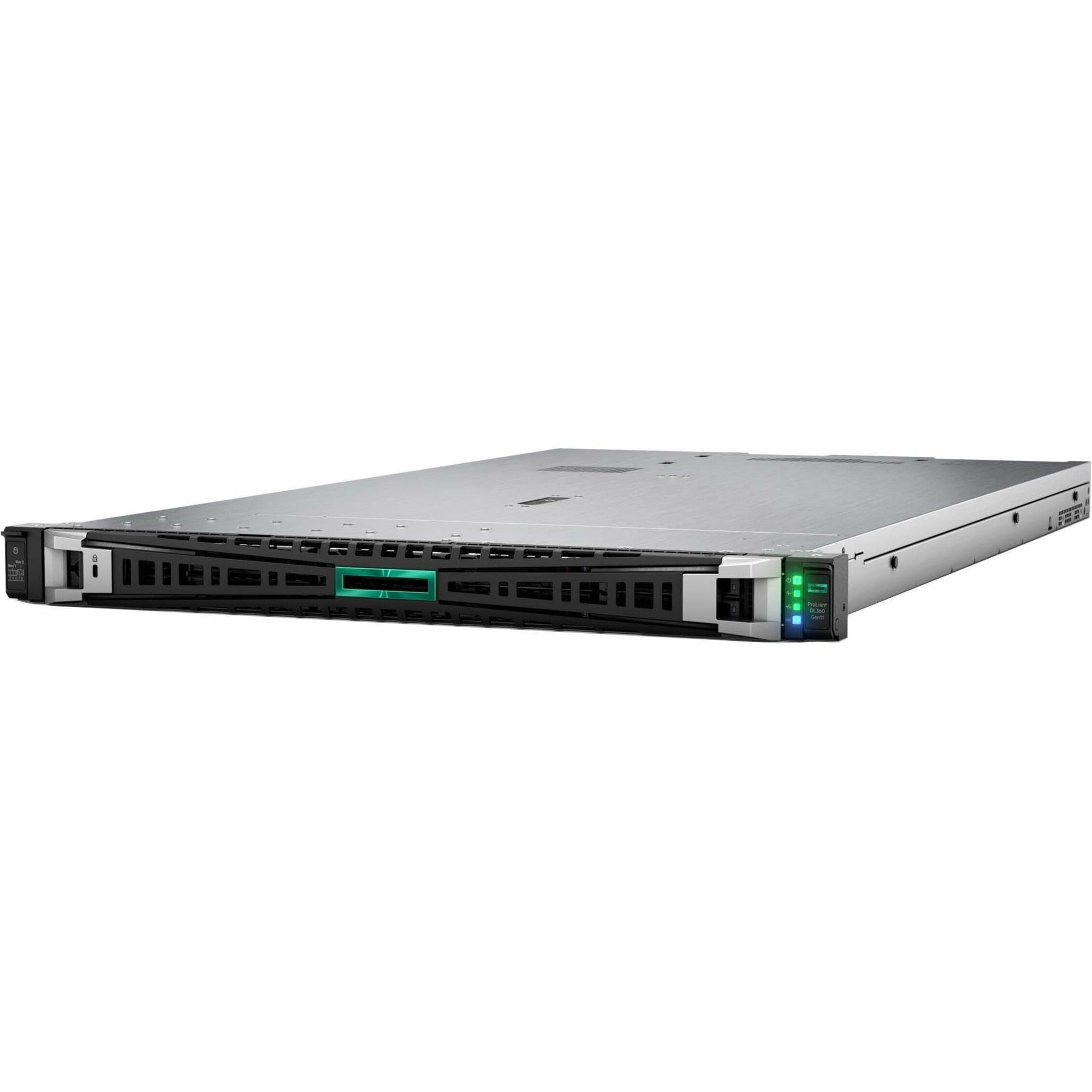 HPE SMART CHOICE ProLiant DL360 Gen11 1U Rack Server - 1 x Intel Xeon Silver 4510 2.4 GHz - 64 GB RAM - 2.4 TB HDD - (2 x 1.2TB) HDD Configuration - Serial ATA/600, 12Gb/s SAS Controller - Intel C741 Chip - 2 Processor Support - 8 TB RAM Support - DDR5 SDRAM Up to 16 MB Graphic Card - Gigabit Ethernet - 9 x Total Bay(s) - 8 x SFF Bay(s) - Hot Swappable Bays - 2 x 1000 W - Redundant Power Supply