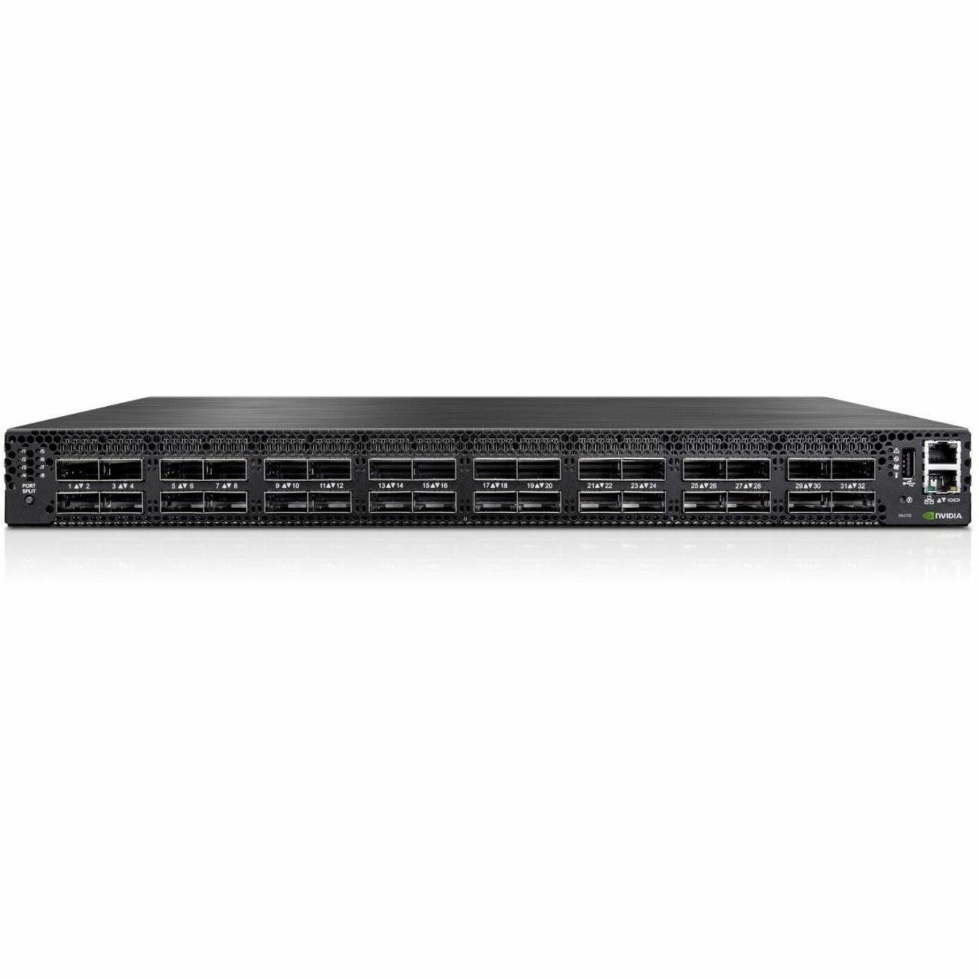 HPE M SN4700M Layer 3 Switch - Manageable - 400 Gigabit Ethernet - 40GBase-X - 3 Layer Supported - 630 W Power Consumption - Optical Fiber - 1U - Rack-mountable - 3 Year Limited Warranty