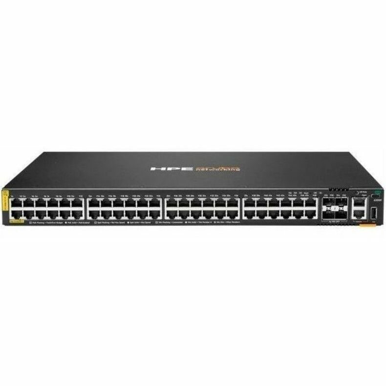 HPE CX 6200F 48G Class 4 PoE 4SFP+ 740W Switch