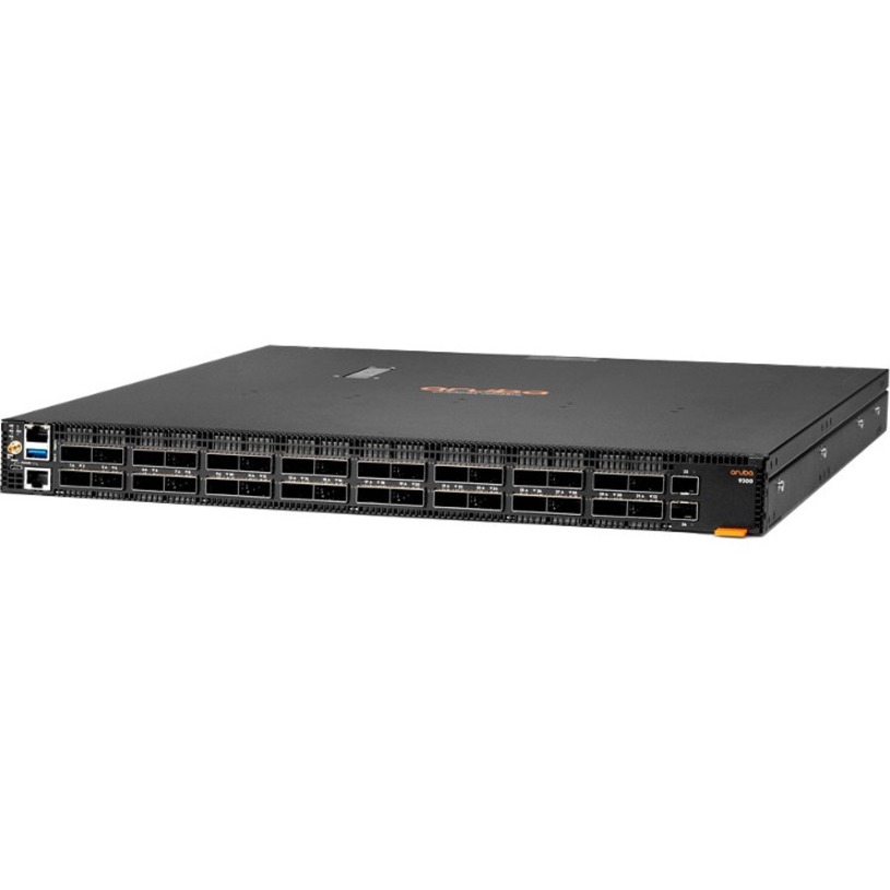 HPE CX 9300 Ethernet Switch - Manageable - 400 Gigabit Ethernet, 10 Gigabit Ethernet - 10GBase-X - 3 Layer Supported - Modular - Optical Fiber - 1U - Rack-mountable - TAA Compliant