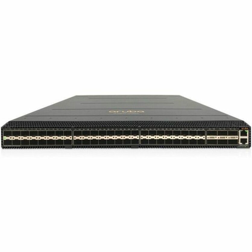 HPE CX 10000 R8P13A 10000-48Y6C Layer 3 Switch - Manageable - Gigabit Ethernet, 10 Gigabit Ethernet, 25 Gigabit Ethernet, 40 Gigabit Ethernet, 100 Gigabit Ethernet - 1000Base-X, 10GBase-X, 25GBase-X, 40GBase-X, 100GBase-X - 3 Layer Supported - 753 W Power Consumption - Optical Fiber, Twisted Pair - 1U - Rack-mountable - TAA Compliant