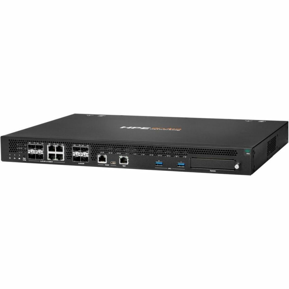 Aruba 9114 Router - Refurbished - 4 Ports - 4 RJ-45 Port(s) - Management Port - 8 SFP+ Slots, SFP (mini-GBIC) Slots - 10 Gigabit Ethernet - 1U - Rack-mountable