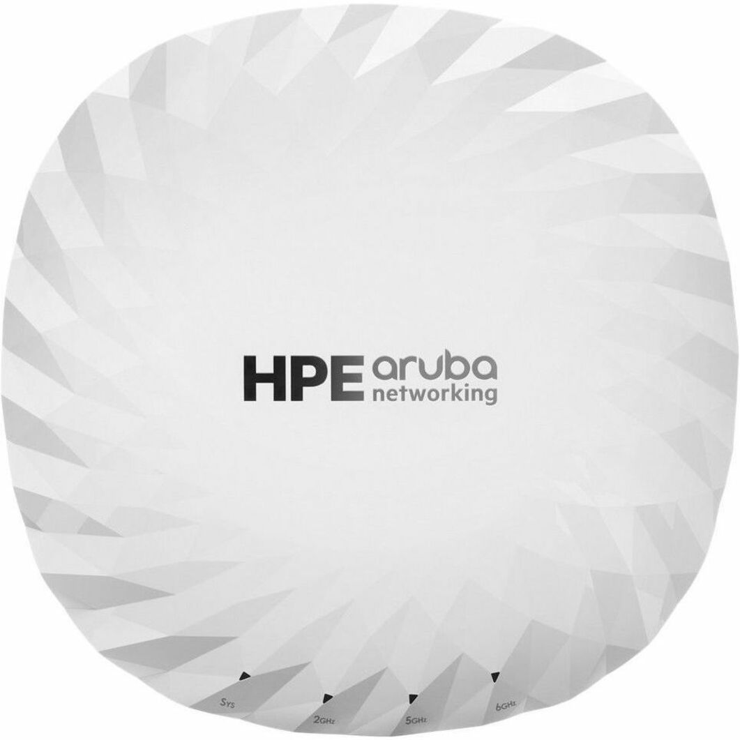 Aruba AP-735 Tri Band Wi-Fi 7 IEEE 802.11 a/b/g/n/ac/ax/be 9.30 Gbit/s Wireless Access Point - Indoor - 2.40 GHz, 5 GHz, 6 GHz - Internal - MIMO Technology - Multi User MIMO - 2 x Network (RJ-45) - 5 Gigabit Ethernet, Ethernet - Bluetooth 6 - 8 W