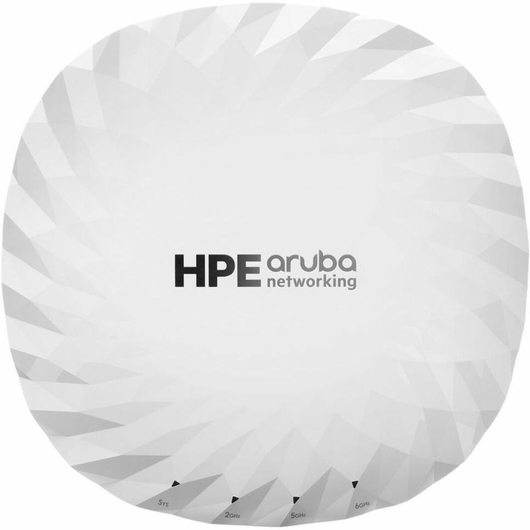 Aruba AP-735 Tri Band Wi-Fi 7 IEEE 802.11 a/b/g/n/ac/ax/be 9.30 Gbit/s Wireless Access Point - Indoor - 2.40 GHz, 5 GHz, 6 GHz - Internal - MIMO Technology - Multi User MIMO - 2 x Network (RJ-45) - 5 Gigabit Ethernet, Ethernet - Bluetooth 6 - 8 W