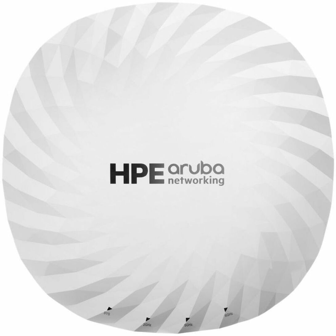 Aruba AP-755 Tri Band Wi-Fi 7 IEEE 802.11a/b/g/n/ac/ax/be/az/mc 18.70 Gbit/s Wireless Access Point - Indoor - 2.40 GHz, 5 GHz, 6 GHz - Internal - MIMO Technology - Multi User MIMO - 2 x Network (RJ-45) - 10 Gigabit Ethernet - Bluetooth 6 - 25 W - Wall Mountable, Ceiling Mountable, Standalone, Surface Mount