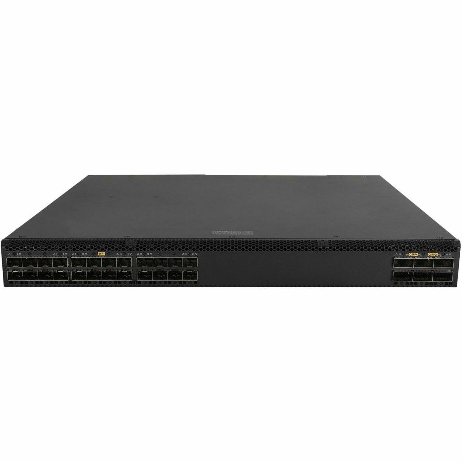 HPE Comware 5710 Ethernet Switch - 24 Ports - Manageable - 10 Gigabit Ethernet, 40 Gigabit Ethernet, 100 Gigabit Ethernet - 10GBase-T, 40GBase-X, 100GBase-X - 3 Layer Supported - 74 W Power Consumption - Twisted Pair, Optical Fiber - 1U - Rack-mountable - TAA Compliant