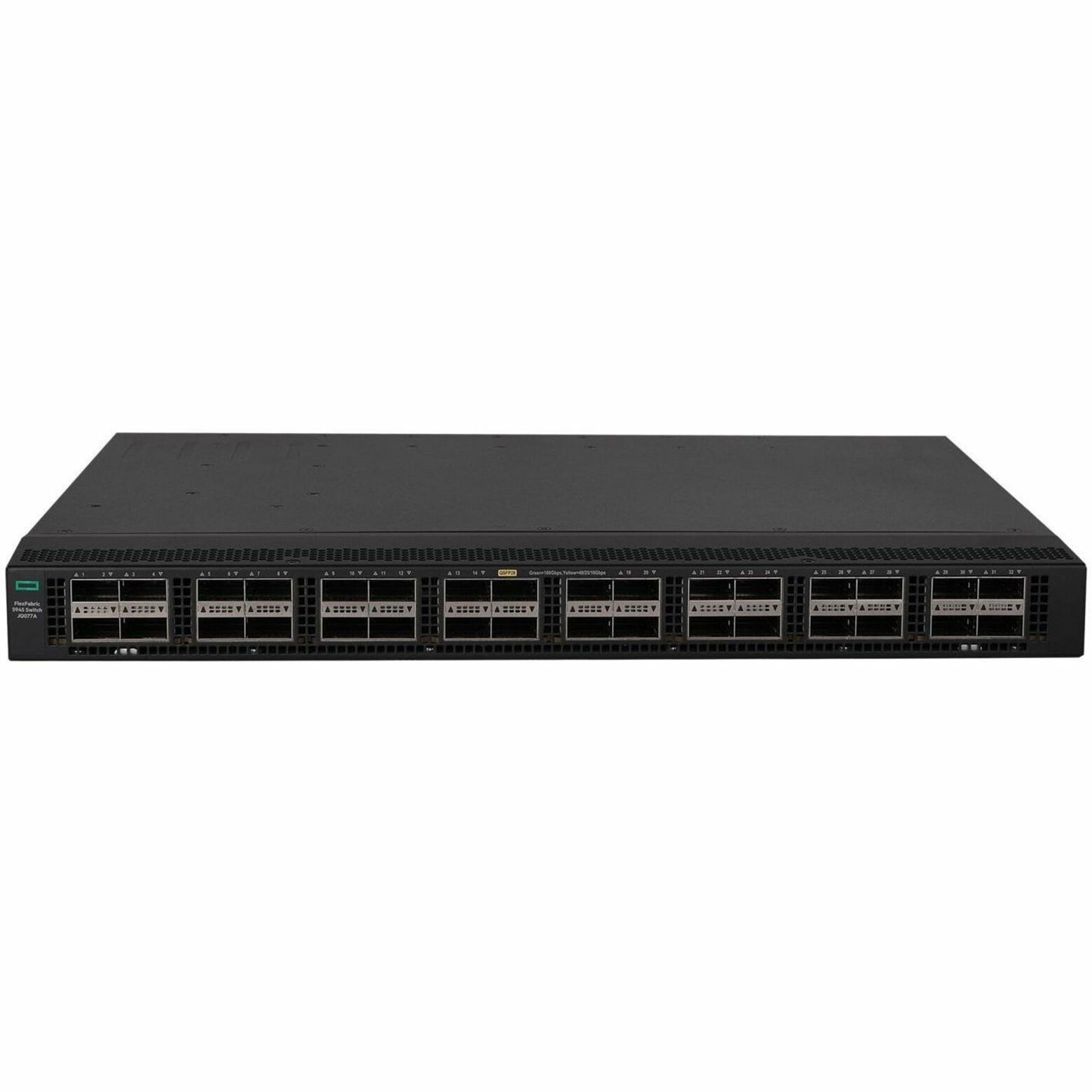 HPE Comware 5945 Ethernet Switch - Manageable - Gigabit Ethernet, 100 Gigabit Ethernet - 1000Base-X - 3 Layer Supported - 1 SFP Slots - 650 W Power Consumption - Optical Fiber - 1U - Rack-mountable - TAA Compliant