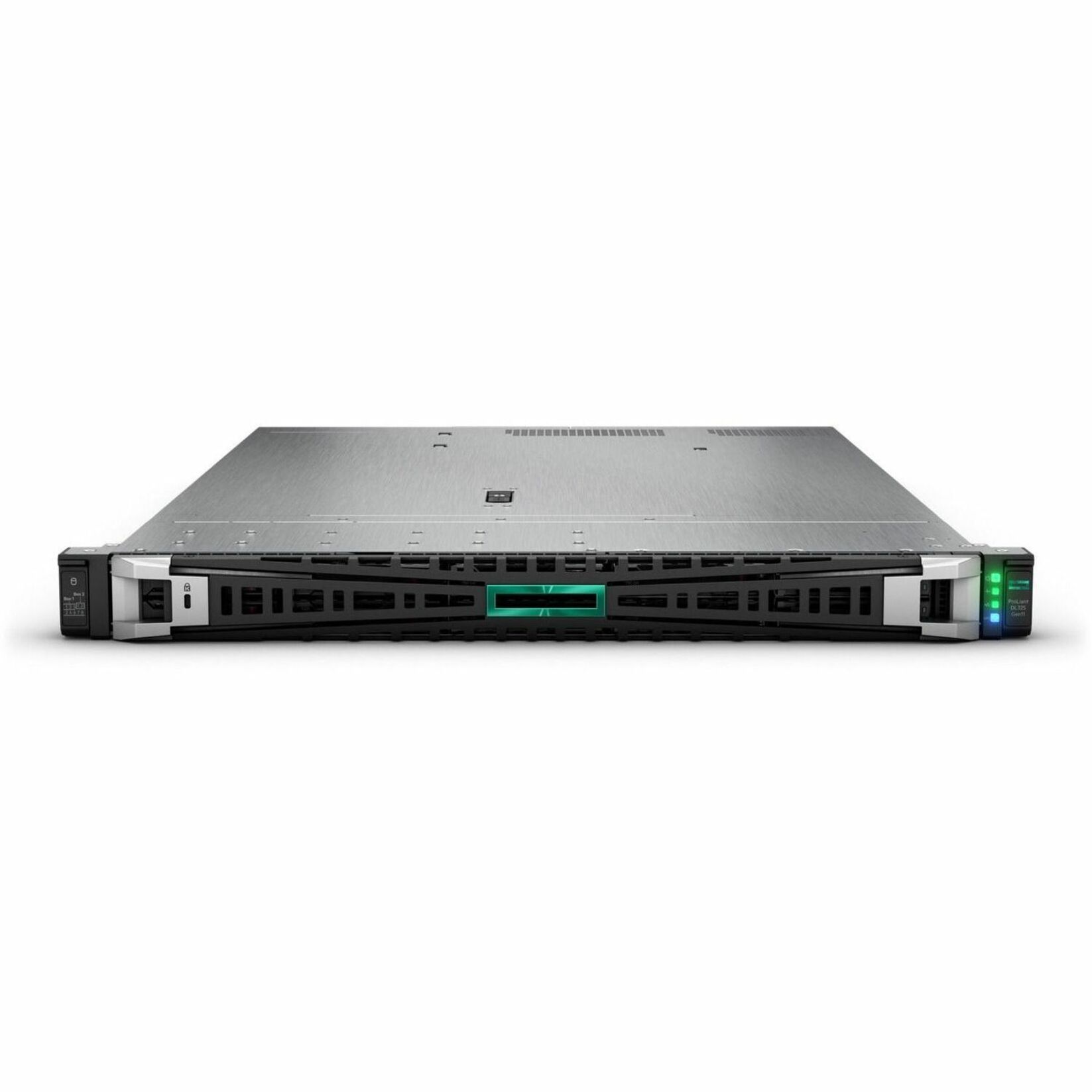 HPE SMART CHOICE ProLiant DL325 G11 1U Rack Server - 1 x AMD EPYC 9124 3 GHz - 64 GB RAM - 960 GB SSD - (2 x 480GB) SSD Configuration - 12Gb/s SAS Controller - AMD Chip - 1 Processor Support - 3 TB RAM Support - DDR5 SDRAM Up to 16 MB Graphic Card - 10 Gigabit Ethernet - 8 x Total Bay(s) - 8 x SFF Bay(s) - Hot Swappable Bays - 2 x 500 W - Redundant Power Supply
