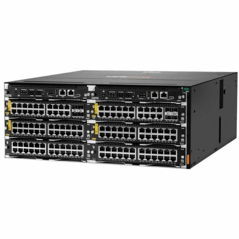 Aruba CX 5420 Switch Chassis - 20 Ports - Manageable - Gigabit Ethernet, 10 Gigabit Ethernet - 10/100/1000Base-T, 10GBase-LRM - 3 Layer Supported - Modular - 1600 W Power Consumption - Twisted Pair, Optical Fiber - PoE Ports - 4U - Rack-mountable - TAA Compliant
