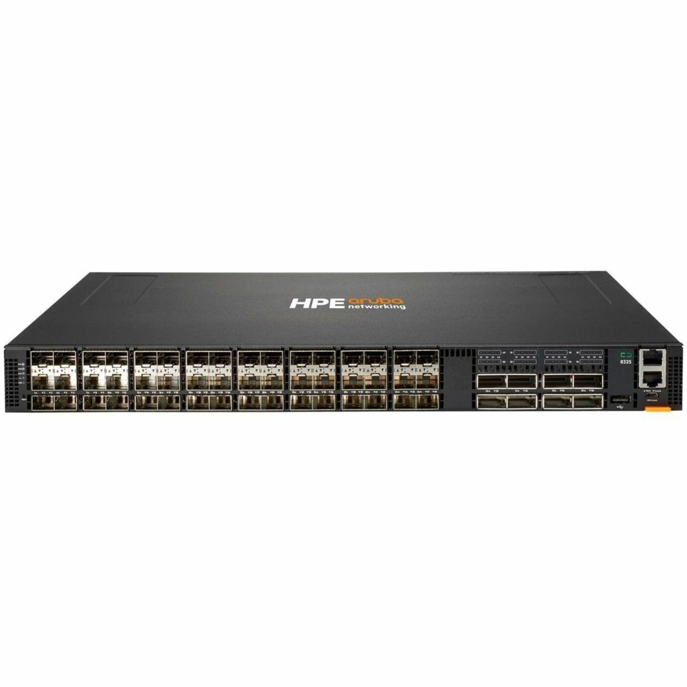 Aruba CX 8325-48Y8C Ethernet Switch - Manageable - 25 Gigabit Ethernet, 100 Gigabit Ethernet - 25GBase-X, 100GBase-X - Remanufactured - 3 Layer Supported - 618 W Power Consumption - Optical Fiber - 1U - Compact, Rack-mountable