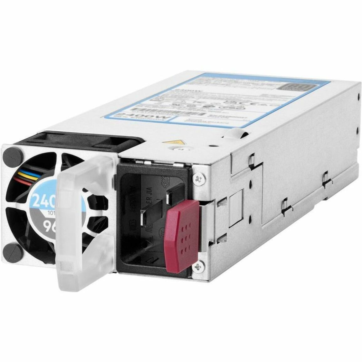 HPE 2400W Redundant Power Supply - Hot-pluggable, Plug-in Module - 230 V AC Input - 96% Efficiency