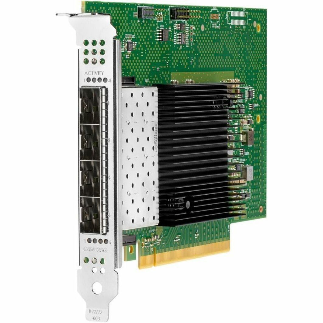 HPE Intel 10/25Gigabit Ethernet Card - Optical Fiber - 25GBase-X - SFP28 - Plug-in Card