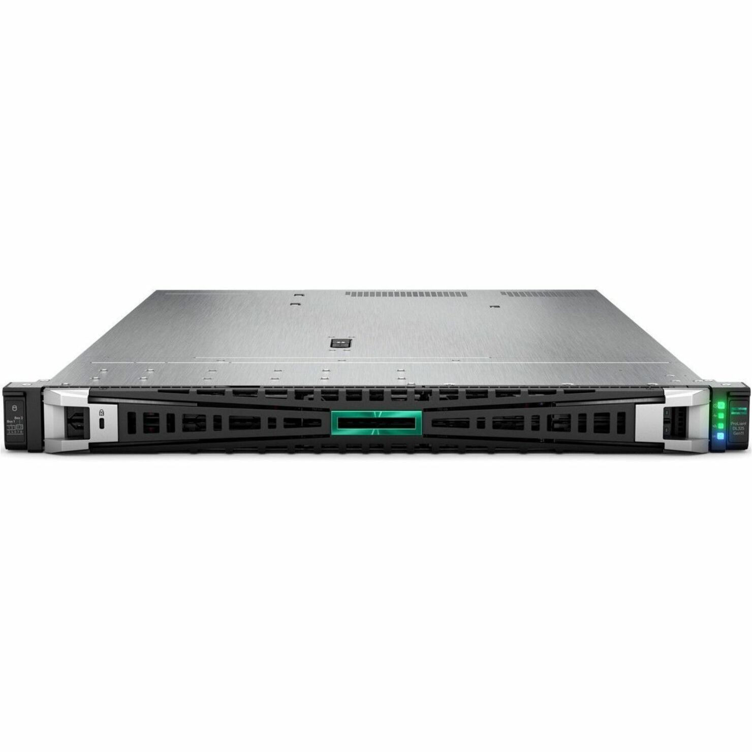 HPE ProLiant DL325 G11 1U Rack Server - 1 x AMD EPYC 9015 3.50 GHz - 64 GB RAM - 960 GB SSD - (2 x 480GB) SSD Configuration - Serial ATA/600, 12Gb/s SAS, NVMe Controller - AMD Chip - 1 Processor Support - 3 TB RAM Support - DDR5 SDRAM - 0, 1, 5, 6, 10, 50, 60 RAID Levels Up to 16 MB Graphic Card - 10 Gigabit Ethernet - 8 x Total Bay(s) - 8 x SFF Bay(s) - Hot Swappable Bays - 2 x 800 W - Redundant Power Supply
