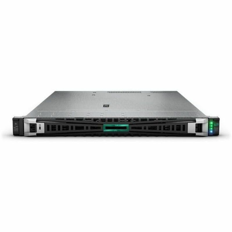 HPE ProLiant DL365 G11 1U Rack Server - 2 x AMD EPYC 9115 2.60 GHz - 256 GB RAM - 960 GB SSD - (2 x 480GB) SSD Configuration - NVMe, 12Gb/s SAS, Serial ATA/600 Controller - AMD Chip - 2 Processor Support - 6 TB RAM Support - DDR5 SDRAM - 0, 1, 5, 6, 10, 50, 60 RAID Levels Up to 16 MB Graphic Card - 10 Gigabit Ethernet - 8 x Total Bay(s) - 8 x SFF Bay(s) - Hot Swappable Bays - 2 x 800 W - Redundant Power Supply