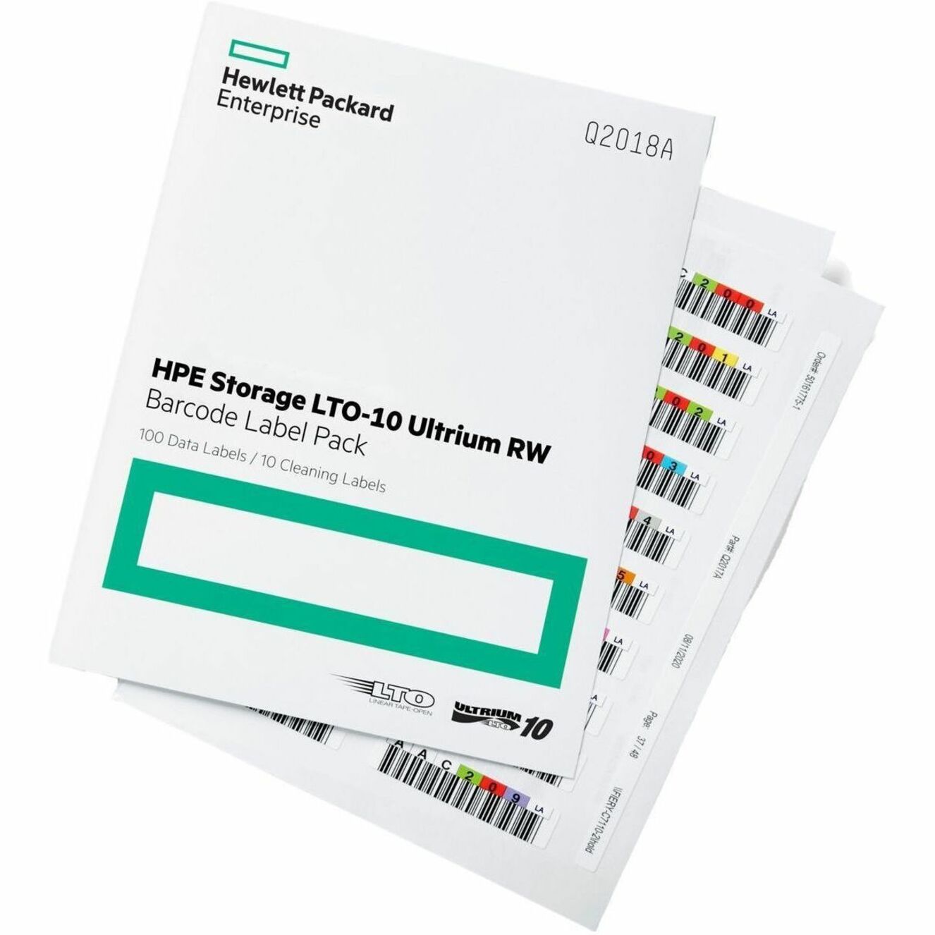 HPE Storage LTO-10 Ultrium RW Bar Code Label Pack - 1 / Pack