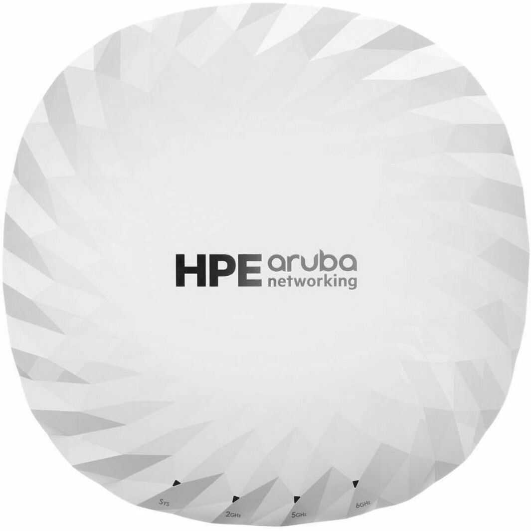 Aruba AP-735 Tri Band Wi-Fi 7 IEEE 802.11 a/b/g/n/ac/ax/be 9.30 Gbit/s Wireless Access Point - Indoor/Outdoor - 2.40 GHz, 5 GHz, 6 GHz - Internal - MIMO Technology - Multi User MIMO - 2 x Network (RJ-45) - 5 Gigabit Ethernet, Ethernet - Bluetooth 6 - 8 W - 5 / Pack