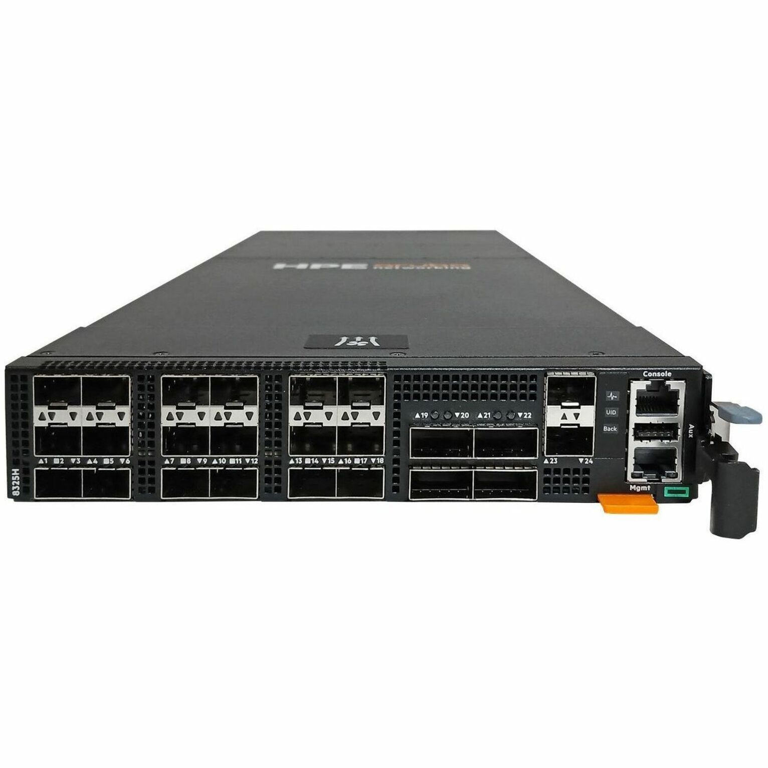 Aruba CX 8325H S2T46A Ethernet Switch - 10 Gigabit Ethernet, 25 Gigabit Ethernet, 100 Gigabit Ethernet - 10GBase-X, 25GBase-X, 100GBase-X - 3 Layer Supported - Modular - 500 W Power Consumption - Optical Fiber - 1U - Compact, Rack-mountable - TAA Compliant