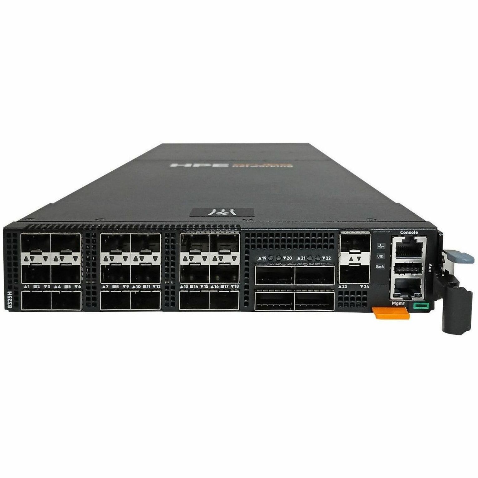 Aruba CX 8325H S4B21A Ethernet Switch - Manageable - 25 Gigabit Ethernet, 100 Gigabit Ethernet, 10 Gigabit Ethernet - 25GBase-X, 100GBase-X, 10GBase-X - 3 Layer Supported - Modular - 500 W Power Consumption - Optical Fiber - 1U - Compact, Rack-mountable