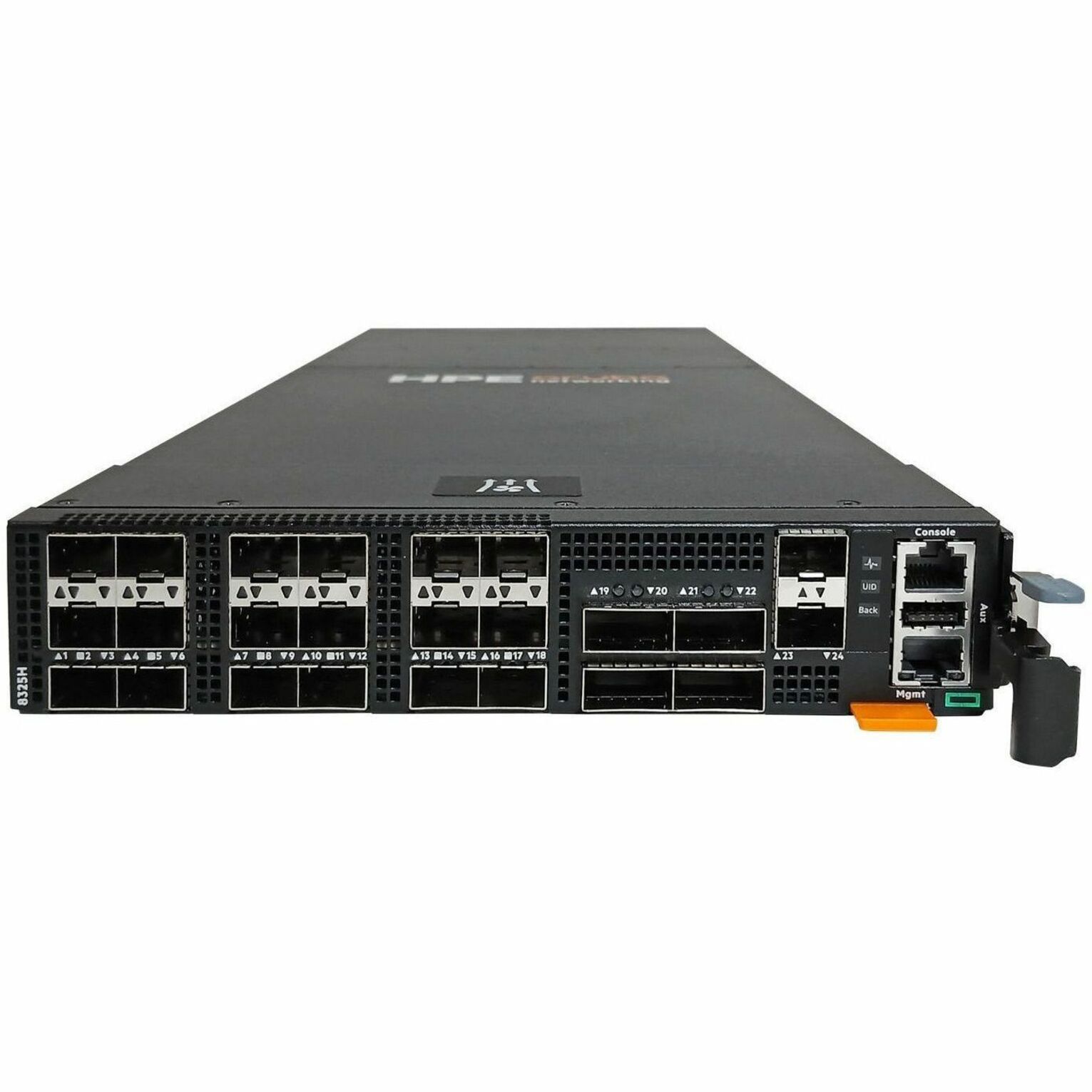 Aruba CX 8325H 18p SFP28 25G 4p QSFP28 100G Backto-Front 4xFan 2xPSU Switch - Manageable - 25 Gigabit Ethernet, 100 Gigabit Ethernet, 10 Gigabit Ethernet - 25GBase-X, 100GBase-X, 10GBase-X - 3 Layer Supported - 500 W Power Consumption - Optical Fiber - 1U - Compact, Rack-mountable - Lifetime Limited Warranty