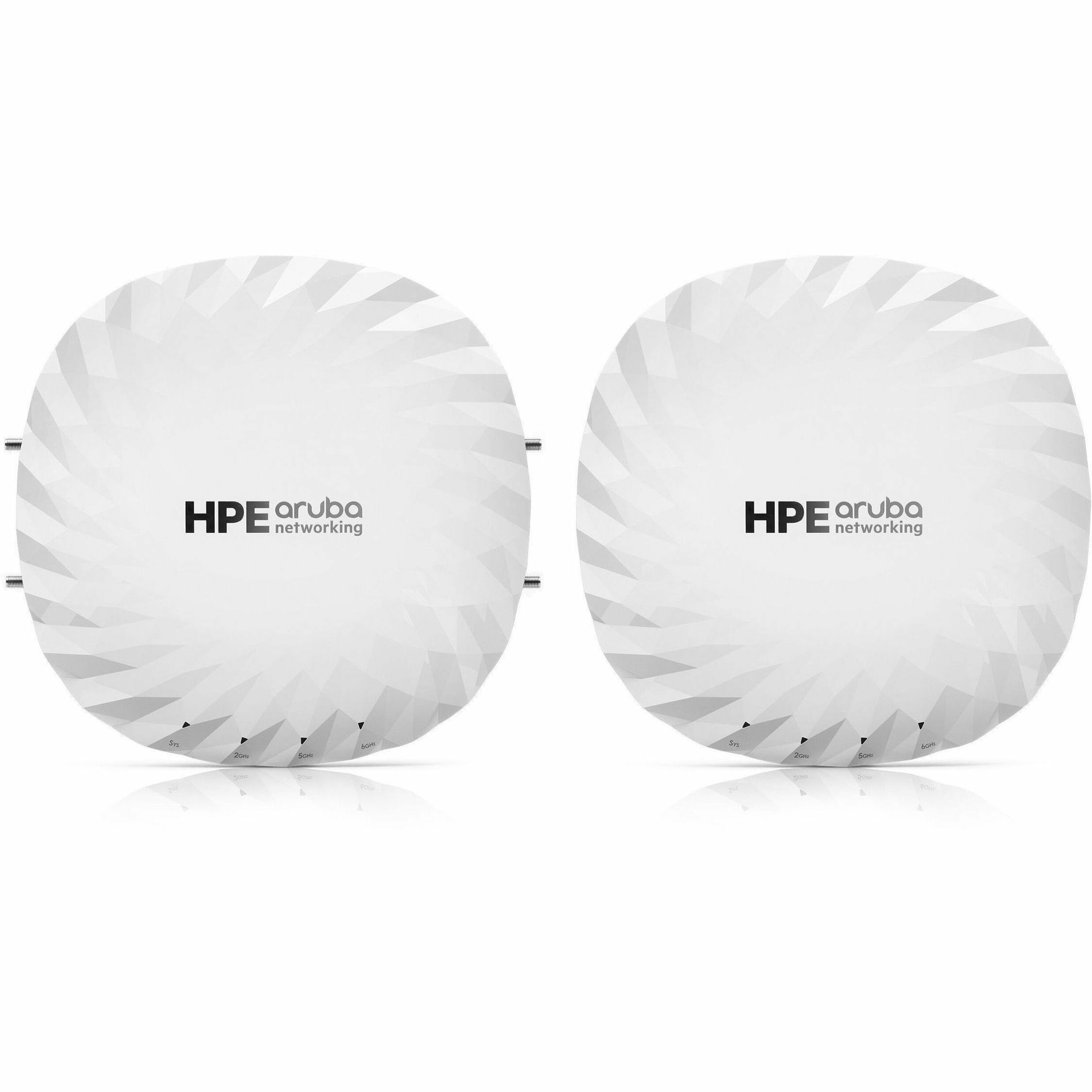 Aruba AP-735 Tri Band Wi-Fi 7 IEEE 802.11 a/b/g/n/ac/ax/be 9.30 Gbit/s Wireless Access Point - Indoor - 2.40 GHz, 5 GHz, 6 GHz - Internal - MIMO Technology - Multi User MIMO - 2 x Network (RJ-45) - 5 Gigabit Ethernet, 2.5 Gigabit Ethernet, Gigabit Ethernet, Fast Ethernet - Bluetooth 5.4 - 8 W - Ceiling Mountable