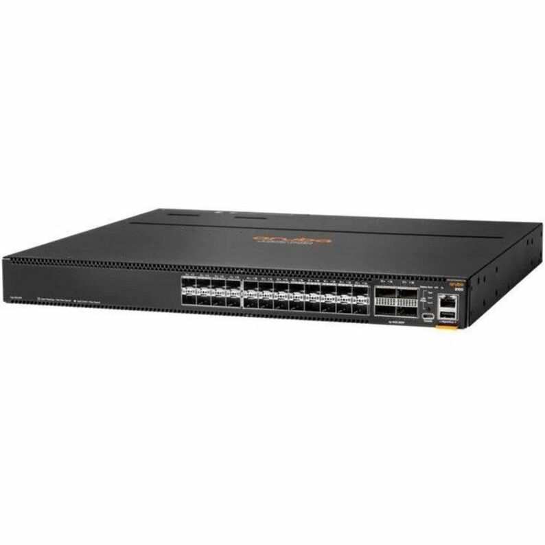 HPE CX 8100 24XF4C Ethernet Switch - Manageable - 10 Gigabit Ethernet, 100 Gigabit Ethernet - 10GBase-X, 100GBase-X, 40GBase-
