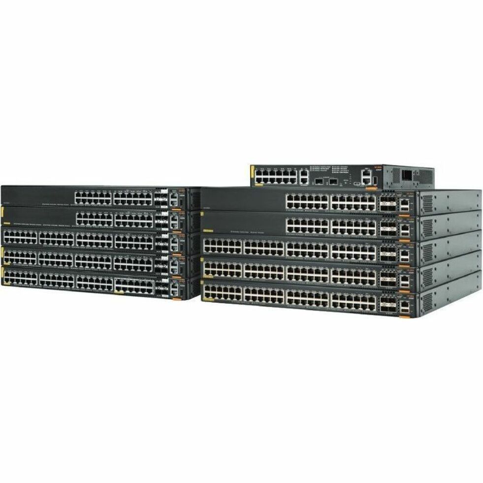 HPE CX 6200F Ethernet Switch - 48 Ports - Manageable - Gigabit Ethernet - 10/100/1000Base-T, 1000Base-X - Refurbished - 3 Layer Supported - Modular - 4 SFP Slots - 65 W Power Consumption - Optical Fiber, Twisted Pair - 1U - Rack-mountable, Surface Mount, Cabinet Mount - TAA Compliant