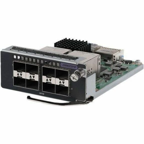 HPE Expansion Module - For Data Networking, Optical NetworkOptical Fiber25 Gigabit Ethernet - 25GBase-X - 25 Gbit/s - 8 x Expansion Slots - SFP28 - Plug-in Module - 1