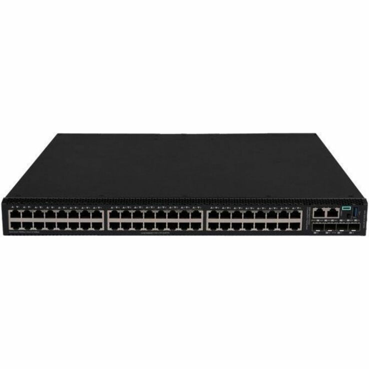HPE Comware 5550 HI Ethernet Switch - 48 Ports - Manageable - Gigabit Ethernet, 10 Gigabit Ethernet, 25 Gigabit Ethernet - 10/100/1000Base-T, 10GBase-X, 25GBase-X - 3 Layer Supported - 3195 W Power Consumption - 2870 W PoE Budget - Twisted Pair, Optical Fiber - PoE Ports