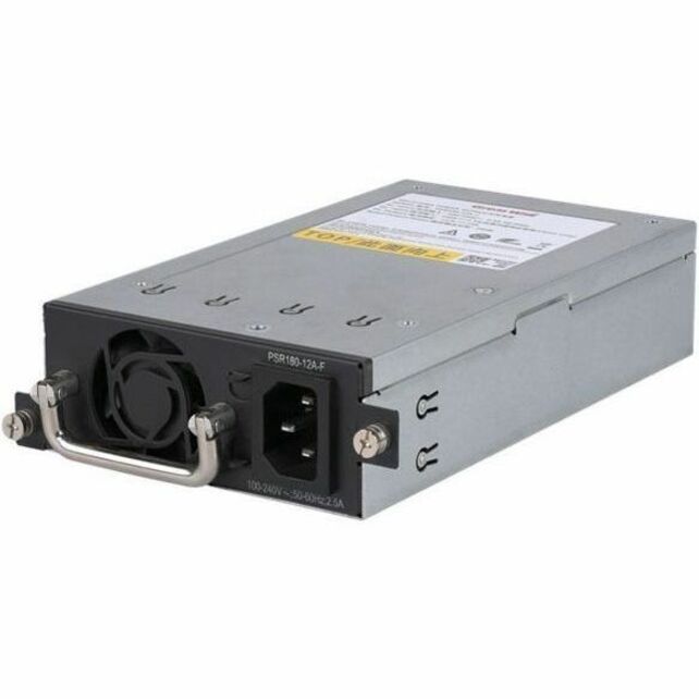 HPE Networking Comware 5550HI 180W Back-to-Front AC Power Supply - 180 W - Back-to-front Airflow