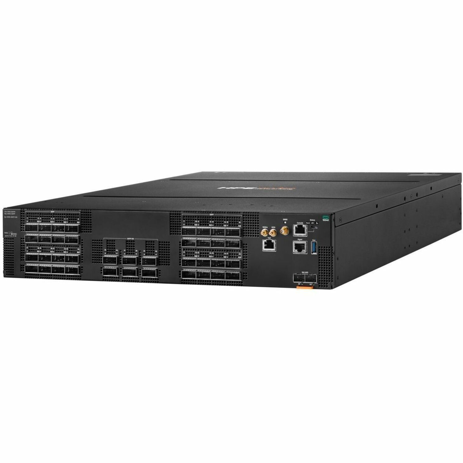 Aruba CX 10000 Switch Series - Manageable - 100 Gigabit Ethernet, 400 Gigabit Ethernet, 10 Gigabit Ethernet - 100GBase-X, 10GBase-X - 3 Layer Supported - 1700 W Power Consumption - Optical Fiber - 2U - Rack-mountable - 1 Year Limited Warranty - TAA Compliant