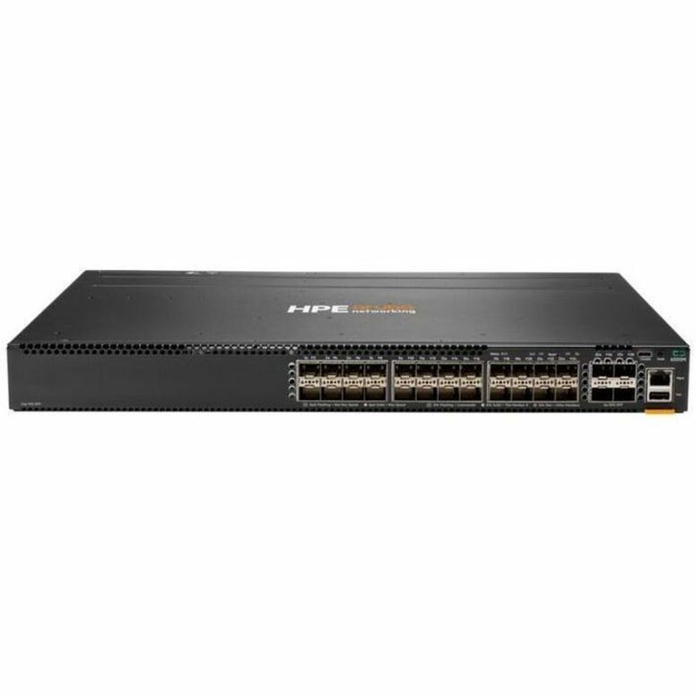 Aruba CX 6300M 24p SFP+ 1G/10G 4p SFP56 50G 2xFan PSU Bundle - Manageable - Gigabit Ethernet, 10 Gigabit Ethernet, 25 Gigabit Ethernet, 50 Gigabit Ethernet - 1000Base-X, 10GBase-X, 25GBase-X, 50GBase-X - 3 Layer Supported - 85 W Power Consumption - Optical Fiber - 1U - Rack-mountable