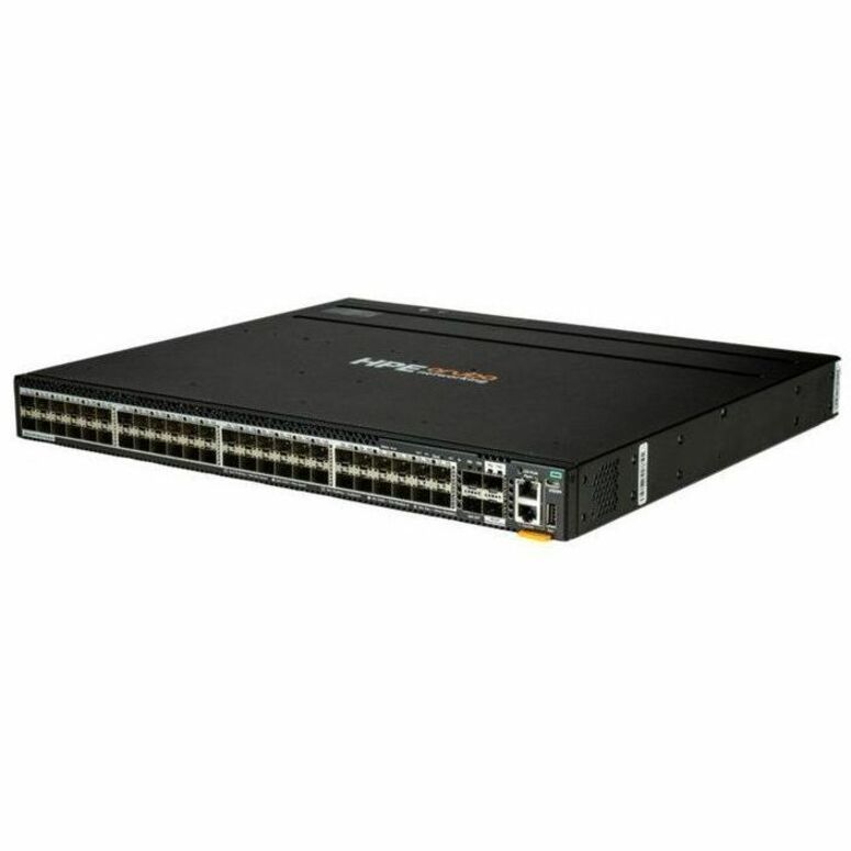 Aruba CX 6300M 48p SFP 1G 2p SFP56 50G 2p SFP28 25G MACsec Switch - Manageable - Gigabit Ethernet, 10 Gigabit Ethernet, 25 Gigabit Ethernet, 50 Gigabit Ethernet - 1000Base-X, 10GBase-X, 25GBase-X, 50GBase-X - 3 Layer Supported - 48 SFP Slots - 123 W Power Consumption - Optical Fiber - 1U - Rack-mountable