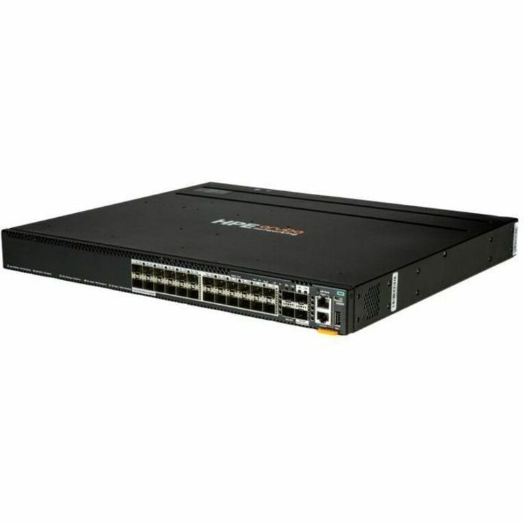 Aruba CX 6300M 24p SFP 1G 2p SFP56 50G 2p SFP28 25G MACsec Switch - Manageable - Gigabit Ethernet, 10 Gigabit Ethernet, 25 Gigabit Ethernet, 50 Gigabit Ethernet - 1000Base-X, 10GBase-X, 25GBase-X, 50GBase-X - 3 Layer Supported - 24 SFP Slots - 97 W Power Consumption - Optical Fiber - 1U - Rack-mountable