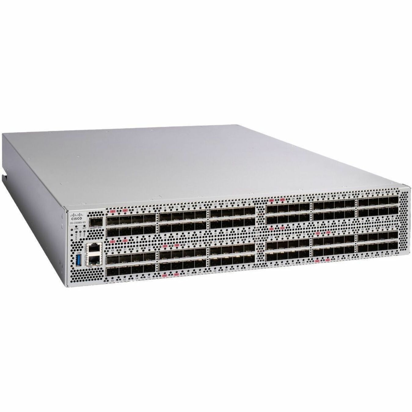 HPE Storage Fibre Channel Switch C-series SN6730C - 96 Ports - 64 Gigabit Ethernet, 32 Gigabit Ethernet, 16 Gigabit Ethernet - 96 x Total Expansion Slots - SFP+ - 96 x SFP+ Slots - Manageable - Rack-mountable - 2U - Redundant Power Supply