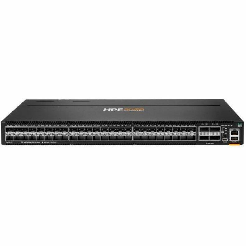 Aruba CX 8100 48p SFP+ 25G 4p QSFP28 100G Back-toFront 3xFan 2xAC Bundle - Manageable - Gigabit Ethernet, 10 Gigabit Ethernet, 40 Gigabit Ethernet, 100 Gigabit Ethernet, 25 Gigabit Ethernet - 1000Base-X, 10GBase-X, 40GBase-X, 100GBase-X, 25GBase-X - 3 Layer Supported - 500 W Power Consumption - Optical Fiber - 1U - Compact, Rack-mountable