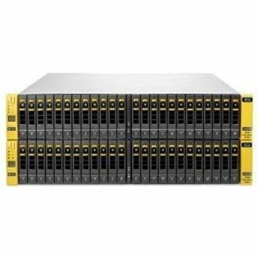 HPE 3PAR StoreServ 8000 Storage - Refurbished - 4 Nodes Hexa-core (6 Core) 2.20 GHz - 48 x HDD Supported - 2 x Serial Attached SCSI (SAS) Controller - RAID Supported - 0, 1, 5, 6 RAID Levels - 48 x Total Bays - 48 x 2.5" Bay - Gigabit Ethernet - Network (RJ-45) - FCP - 4U - Rack-mountable