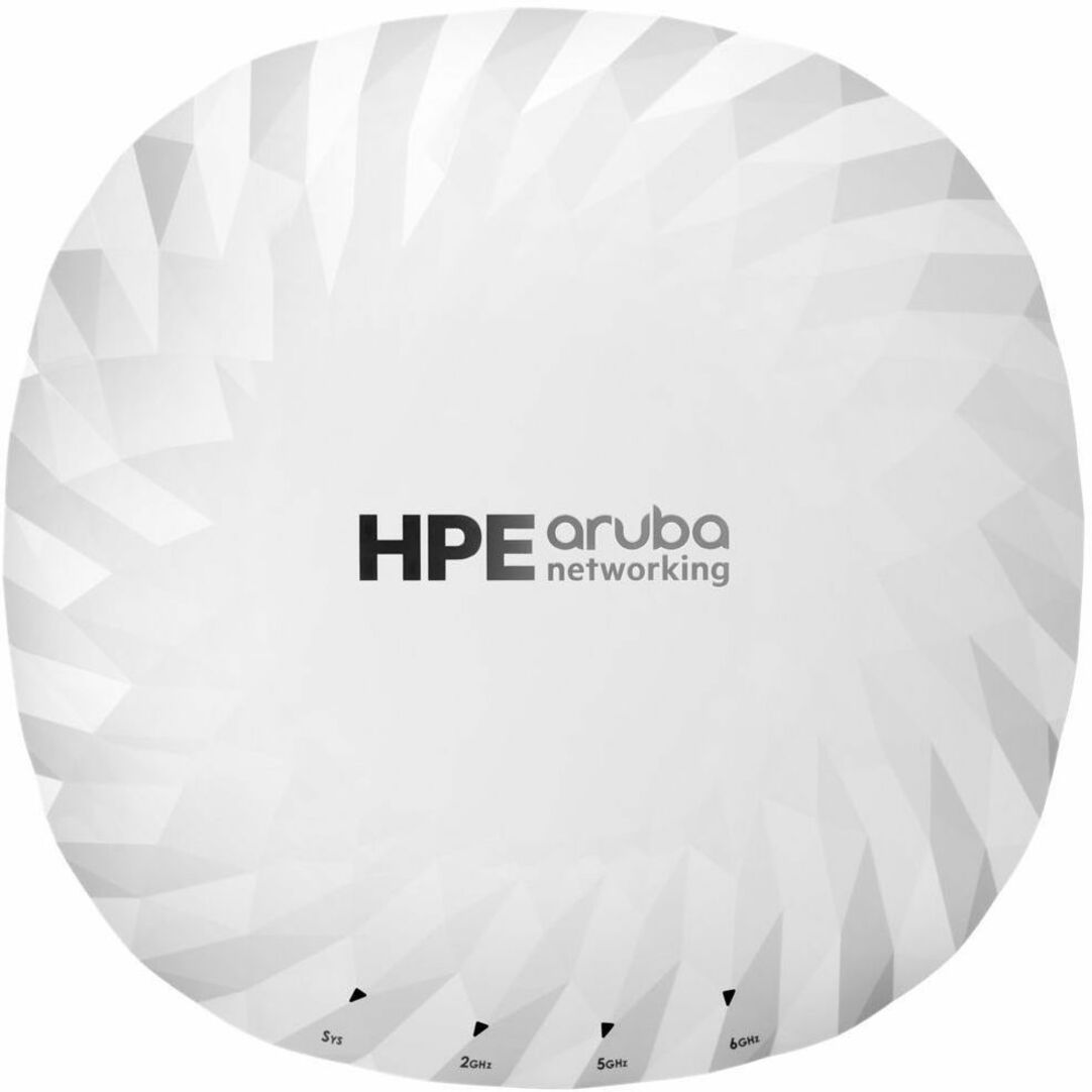 Aruba AP-745 Tri Band Wi-Fi 7 IEEE 802.11a/b/g/n/ac/ax/be/az/mc 9 Gbit/s Wireless Access Point - Indoor - Yes - 2.40 GHz, 5 GHz, 6 GHz - Internal - MIMO Technology - Single User/Multi User MIMO - 1 x Network (RJ-45) - 5 Gigabit Ethernet, 2.5 Gigabit Ethernet, Gigabit Ethernet, Fast Ethernet - Bluetooth 5.4 - Ceiling Mountable