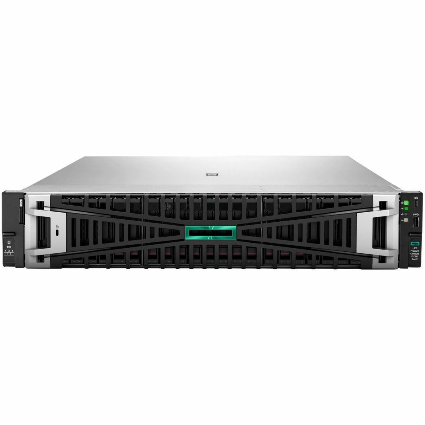 HPE ProLiant DL380 Gen12 2U Rack Server - 1 x Intel Xeon 6505P 2.20 GHz - 64 GB RAM - 960 GB SSD - (2 x 480GB) SSD Configuration - Serial ATA/600, 12Gb/s SAS, NVMe Controller - Intel Chip - 2 Processor Support - 8 TB RAM Support - DDR5 SDRAM - 0, 1, 5, 6, 10, 50, 60 RAID Levels Up to 16 MB Graphic Card - Gigabit Ethernet - 8 x Total Bay(s) - 8 x SFF Bay(s) - Hot Swappable Bays - 2 x 800 W - Redundant Power Supply