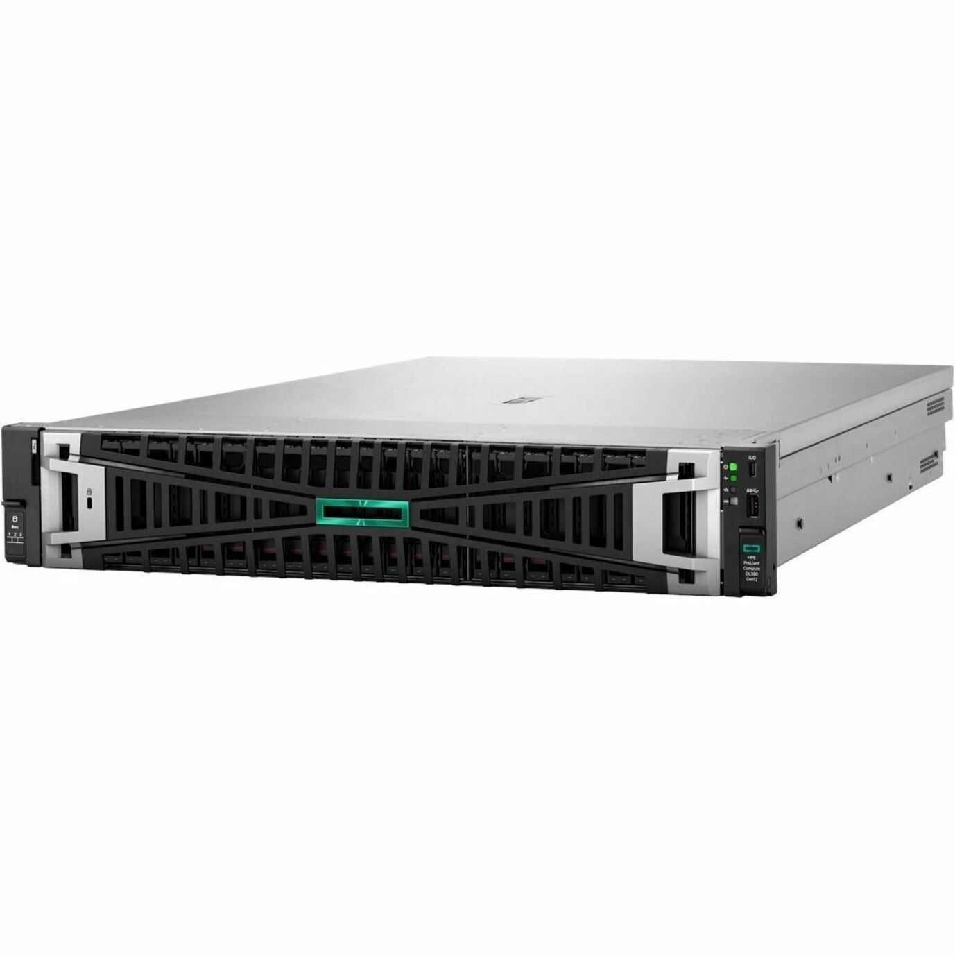 HPE ProLiant Compute DL380 Gen12 2U Rack Server - 1 x Intel Xeon 6515P 2.30 GHz - 128 GB RAM - 1.88 TB SSD - (2 x 960GB) SSD Configuration - Serial ATA/600, 12Gb/s SAS, NVMe Controller - Intel Chip - 2 Processor Support - 8 TB RAM Support - DDR5 SDRAM - 0, 1, 5, 6, 10, 50, 60 RAID Levels Up to 16 MB Graphic Card - Gigabit Ethernet - 8 x Total Bay(s) - 8 x SFF Bay(s) - Hot Swappable Bays - 2 x 1000 W - Redundant Power Supply