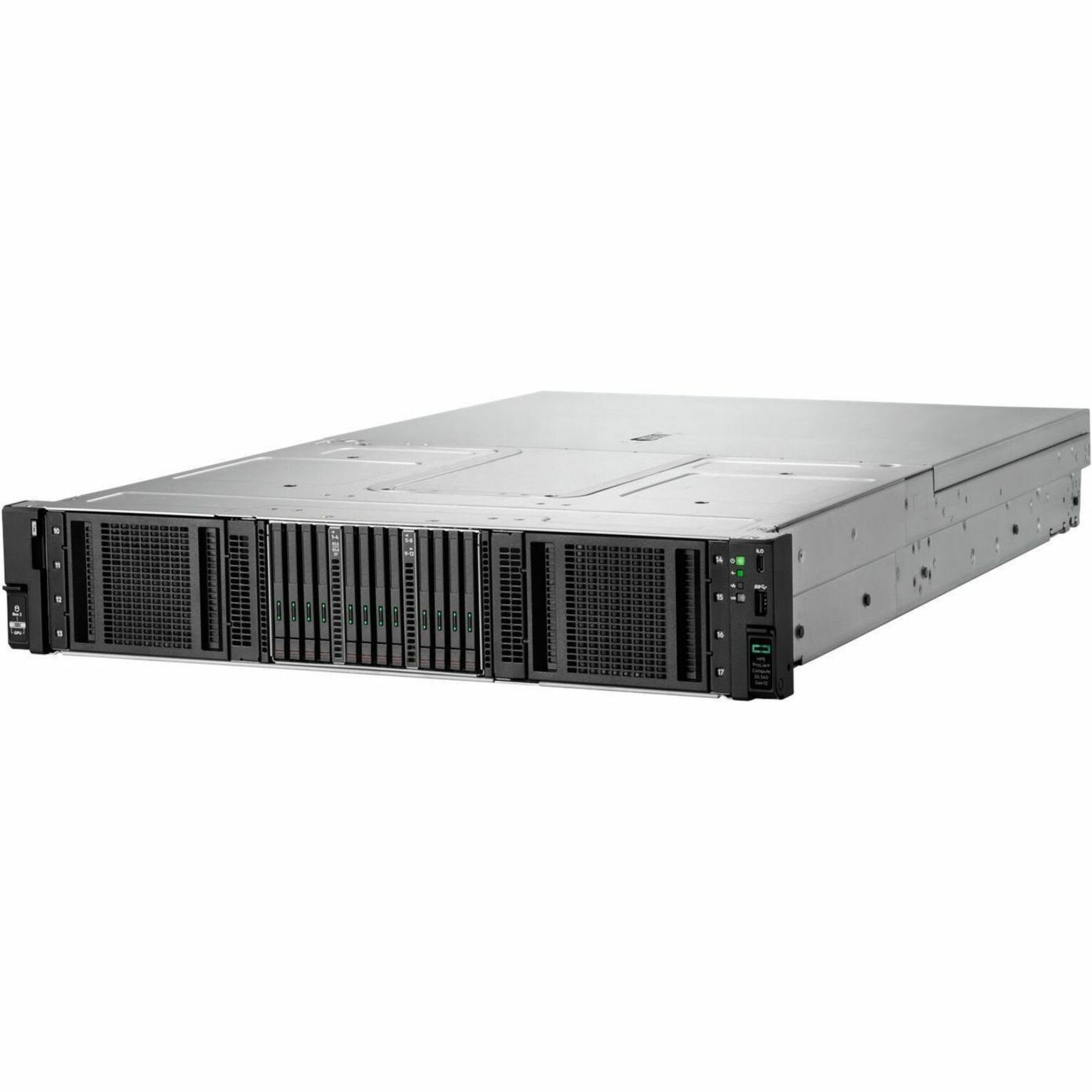 HPE ProLiant Compute DL340 Gen12 2U Rack Server - 1 x Intel Xeon 6 6515P 2.40 GHz - 64 GB RAM - Serial ATA/600, 12Gb/s SAS, NVMe Controller - Intel Chip - 2 Processor Support - 4 TB RAM Support - DDR5 SDRAM - 0, 1, 5, 6, 10, 50, 60 RAID Levels Up to 16 MB Graphic Card - Gigabit Ethernet - 8 x Total Bay(s) - 8 x SFF Bay(s) - Hot Swappable Bays - 2 x 800 W - Redundant Power Supply