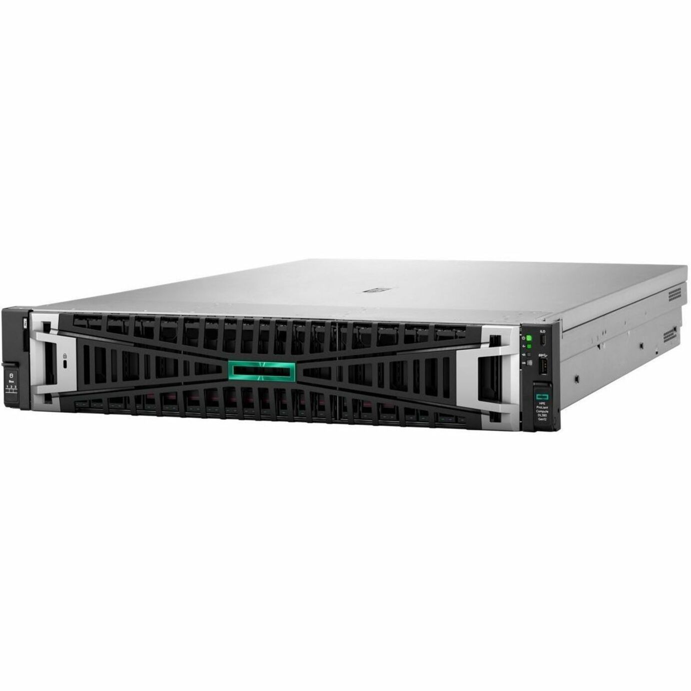 HPE ProLiant Compute DL380 Gen12 2U Rack Server - 1 x Intel Xeon 6520P 2.40 GHz - 64 GB RAM - Serial ATA/600, 12Gb/s SAS, NVMe Controller - Intel Chip - 2 Processor Support - 8 TB RAM Support - DDR5 SDRAM - 0, 1, 5, 6, 10, 50, 60 RAID Levels Up to 16 MB Graphic Card - 10 Gigabit Ethernet - 8 x Total Bay(s) - 8 x SFF Bay(s) - Hot Swappable Bays - 2 x 1000 W - Redundant Power Supply