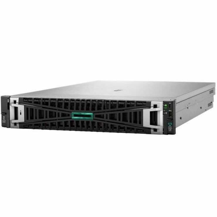 HPE ProLiant Compute DL380 Gen12 2U Rack Server - 1 x Intel Xeon 6 6507P 3.50 GHz - 64 GB RAM - Serial ATA/600, 12Gb/s SAS, NVMe Controller - Intel Chip - 2 Processor Support - 8 TB RAM Support - DDR5 SDRAM - 0, 1, 5, 6, 10, 50, 60 RAID Levels Up to 16 MB Graphic Card - Gigabit Ethernet - 8 x Total Bay(s) - 8 x SFF Bay(s) - Hot Swappable Bays - 2 x 1000 W - Redundant Power Supply