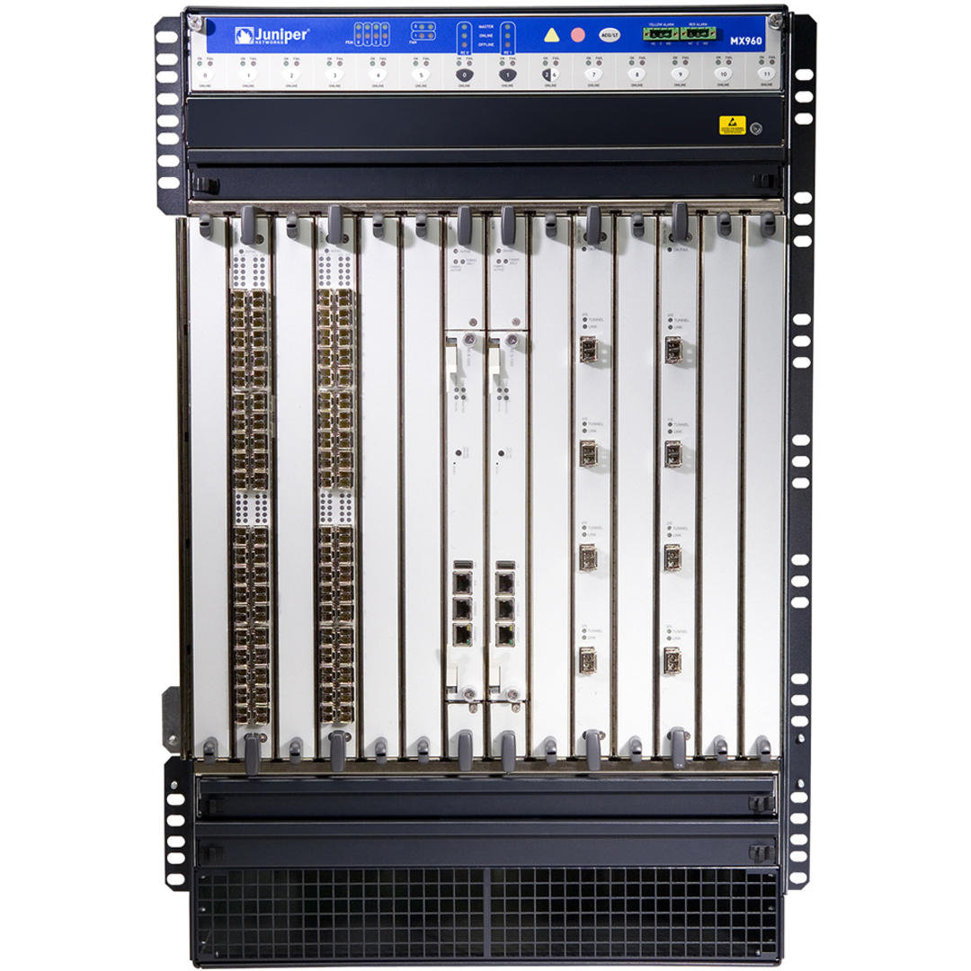 Juniper MX960 3D Universal Edge Router - 14 - 48U - Rack-mountable - 1 Year