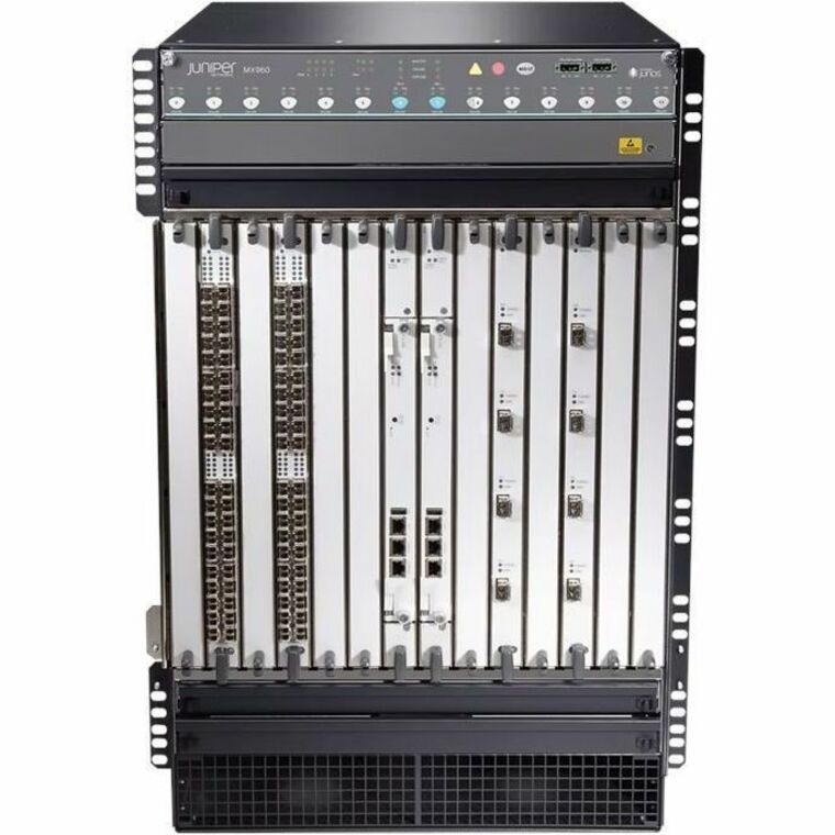 Juniper MX960 Router Chassis - 14 - 400 Gigabit Ethernet - 16U - Rack-mountable