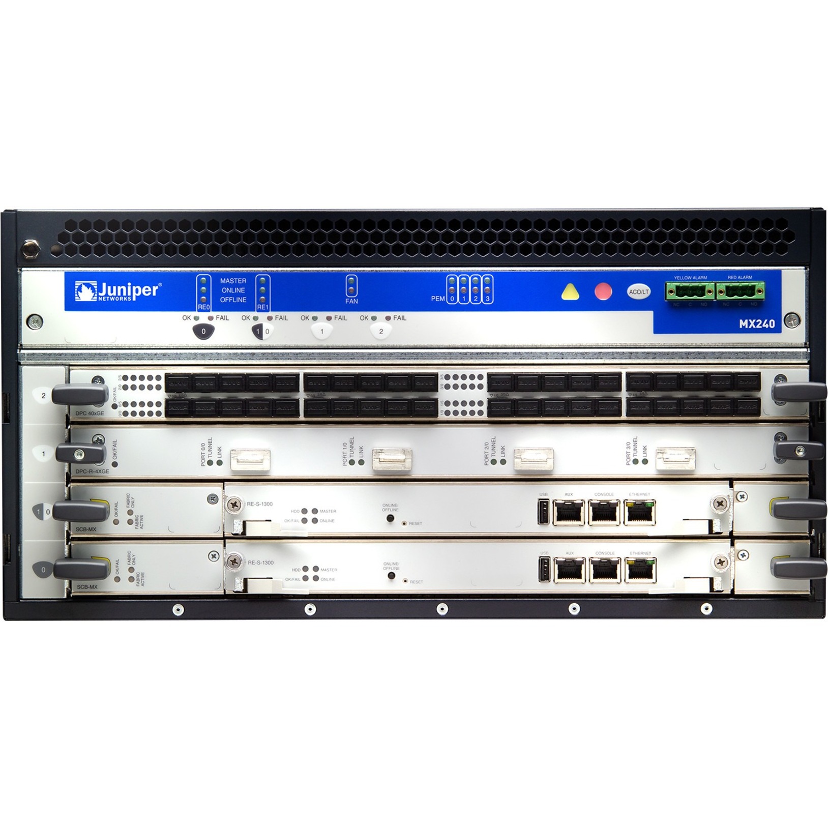Juniper MX240 Universal Edge Router - 3 - 5U - Rack-mountable