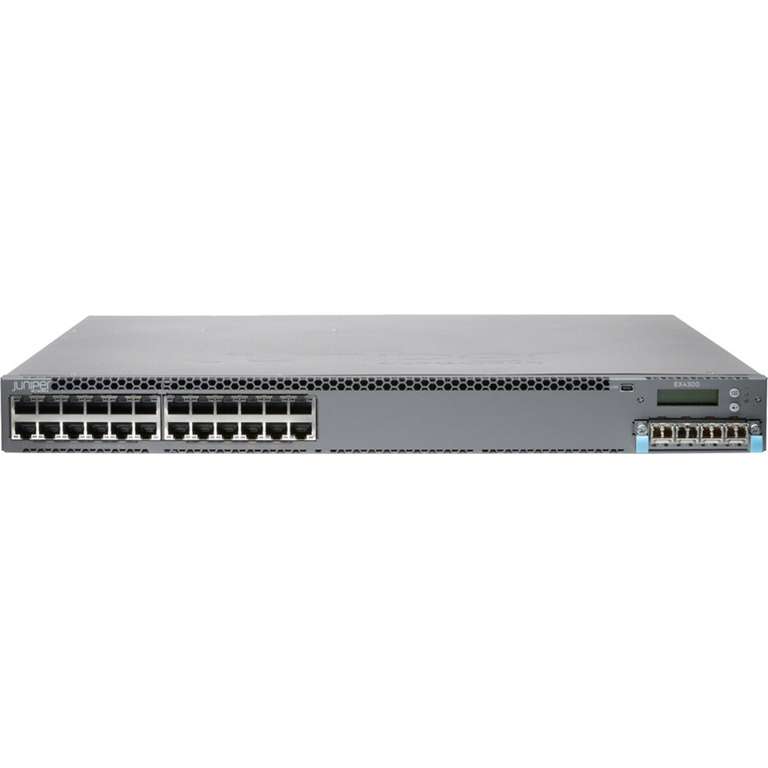 Juniper EX4300-24T Layer 3 Switch - 24 Ports - Manageable - 10/100/1000Base-T - 3 Layer Supported - 1U - Rack-mountable, Desktop - Lifetime Limited Warranty